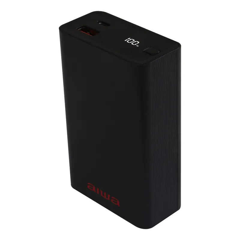 Batería Cargador Portátil Aiwa 20.000 Mah 65w Paw-650 Color Negro