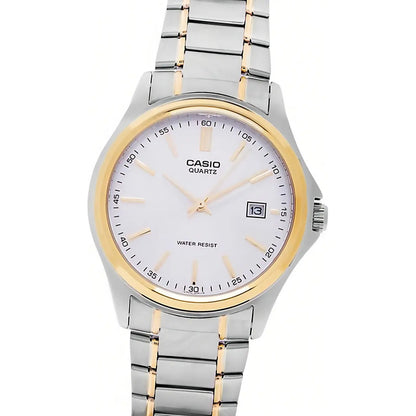 Reloj Análogo Casio Mtp-1183g-7adf Fechador Silver Gold Hombre