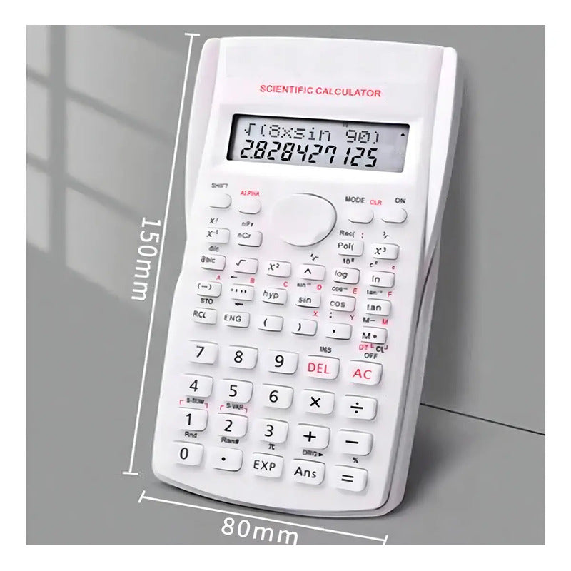 Calculadora Científica Irm 82ms Blanco 240 Funciones Pantalla 12 Dígitos