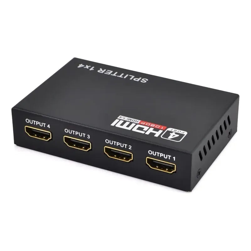 Splitter Hdmi 1x4 Activo 1.4 Full-hd 1080p Soporta 3d 4k