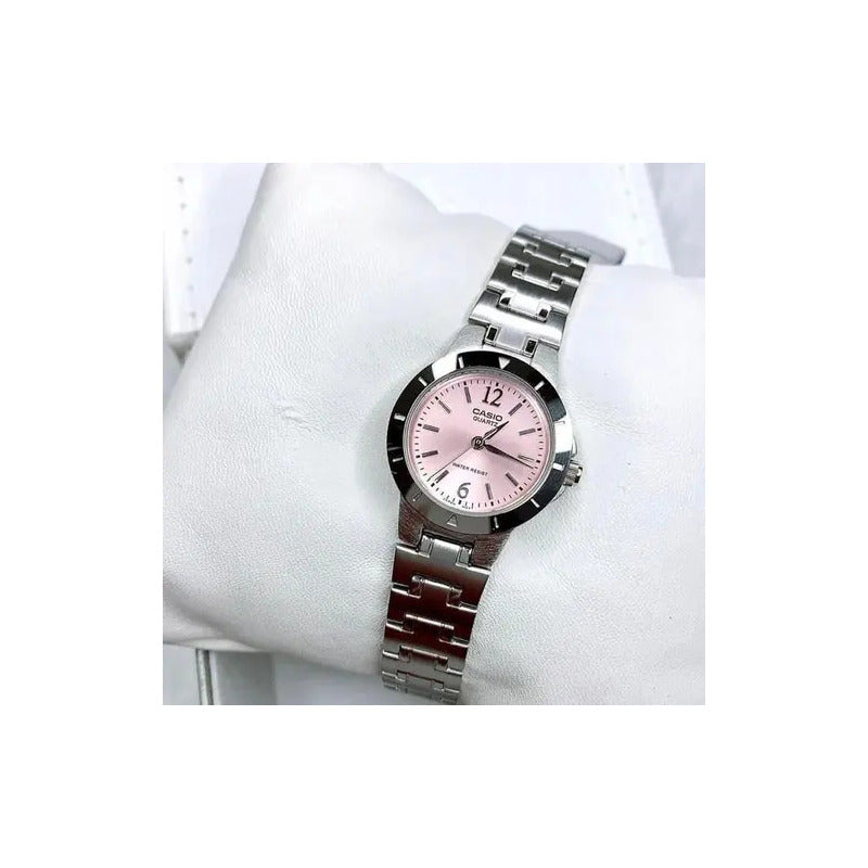 Reloj Casio Mujer Modelo Ltp-1177a-4a1df Color De La Correa Plateado
