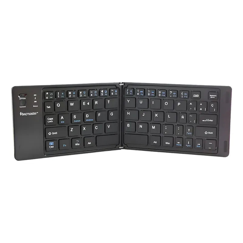 Teclado Mini Inalámbrico Bluetooth Tecmaster Tm-100563 Negro Negro Español