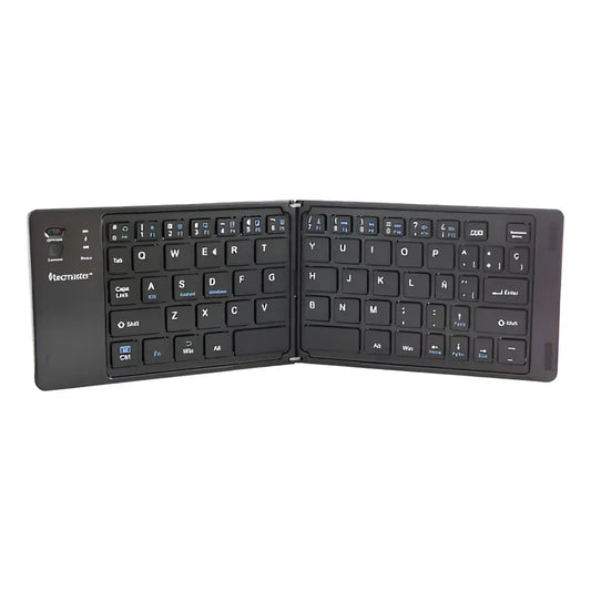 Teclado Mini Inalámbrico Bluetooth Tecmaster Tm-100563 Negro Negro Español