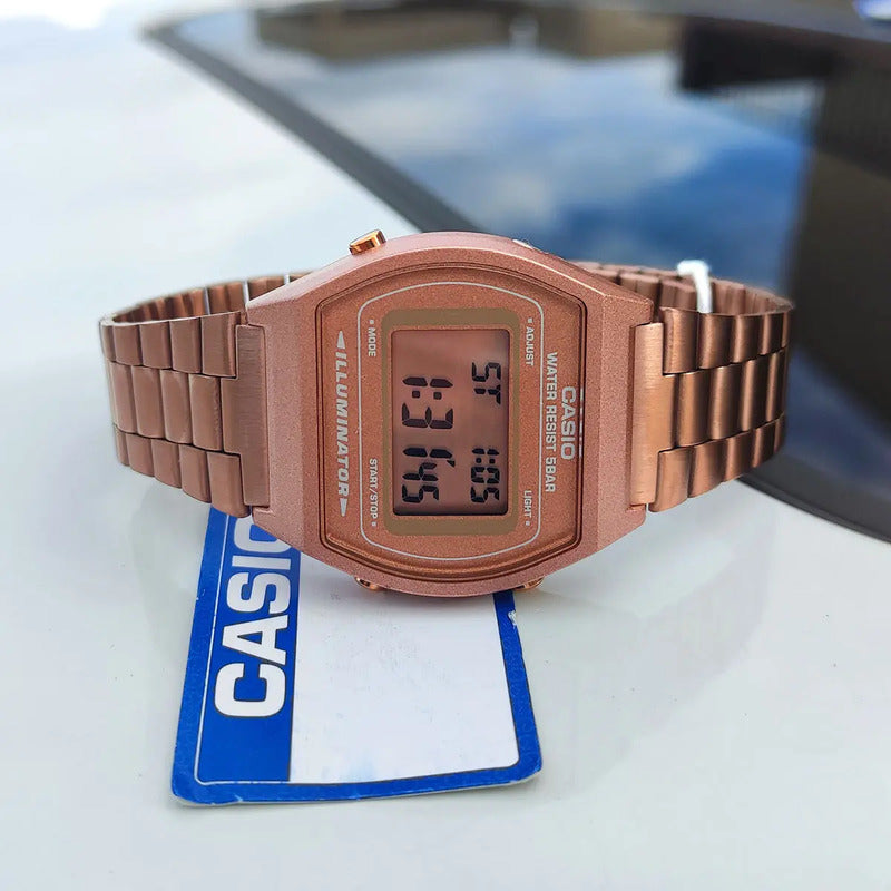 Reloj Casio Vintage B640wc-5avt Unisex Rosa