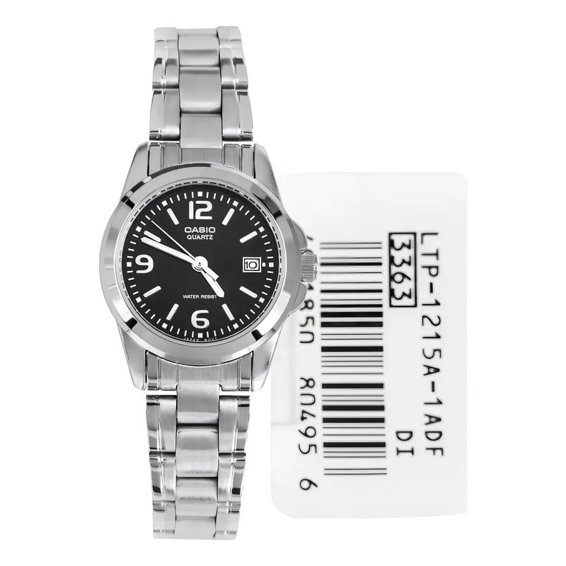 Casio Ltp-1215a-1a Casio Mujer (cód: 21334634) Plateado Negro