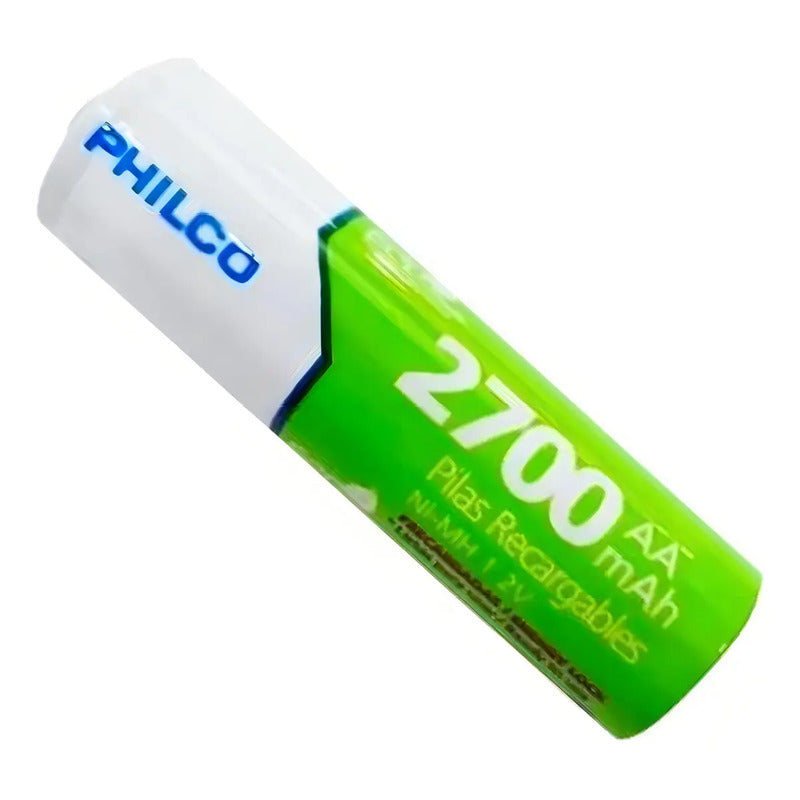 Pilas Recargables Philco Aa 2700 Mah Pack 5 Baterias, 1,2v