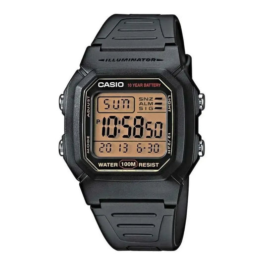Reloj Pulsera Digital Casio Collection W-800hg-9av Negro Amarillo