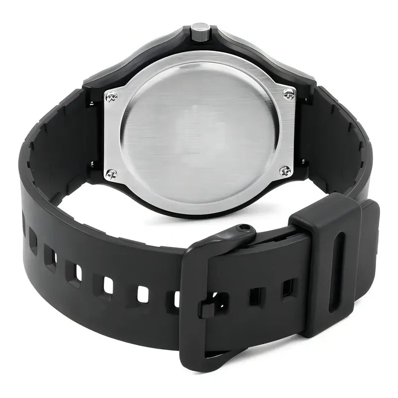 Reloj Casio Analógico Para Hombre Mw-240-3bv Negro Verde Oscuro