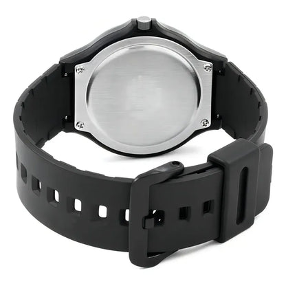 Reloj Casio Analógico Para Hombre Mw-240-3bv Negro Verde Oscuro