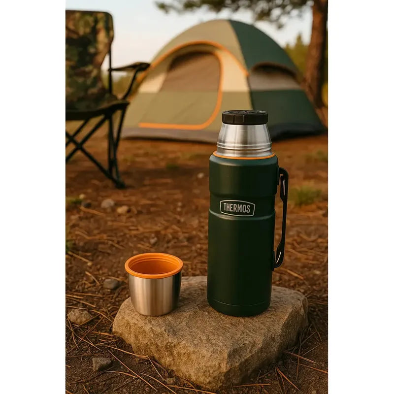 Termo Liquido Acero Inox King 1,2l Matt Green Verde Musgo