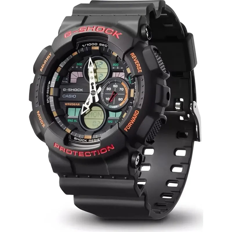 Reloj Casio G-shock Ga-140-1a4dr Para Hombre Negro