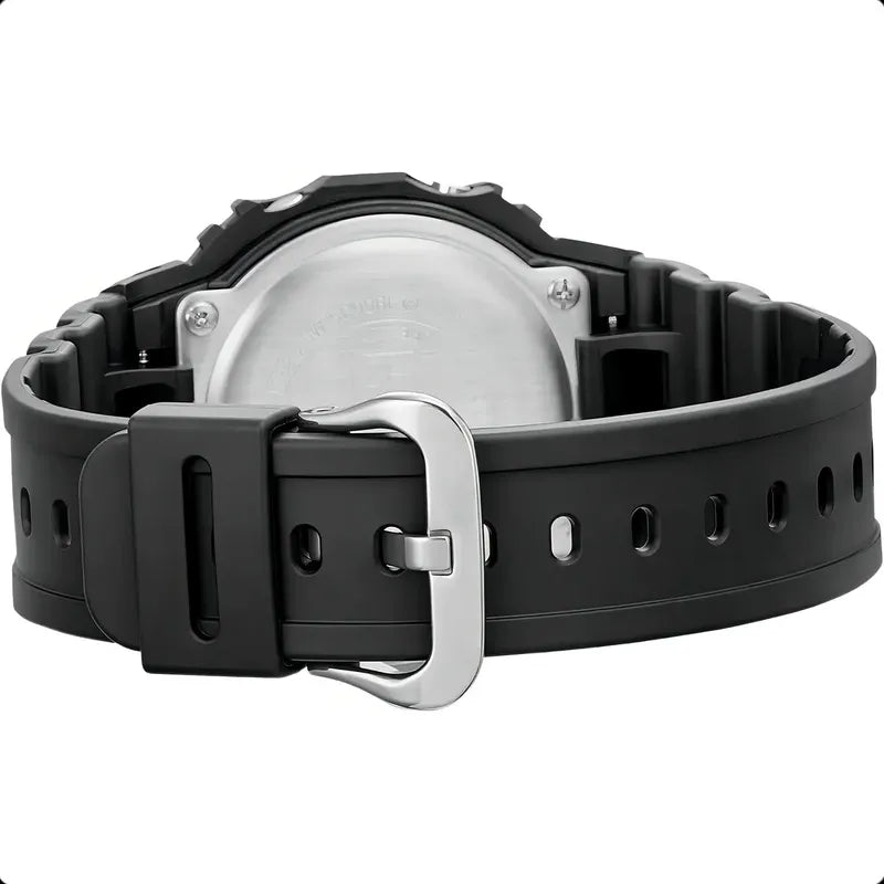 Reloj Casio G-shock Dw-5600rl-1dr Correa Negra, Bisel Negro Negro Gris