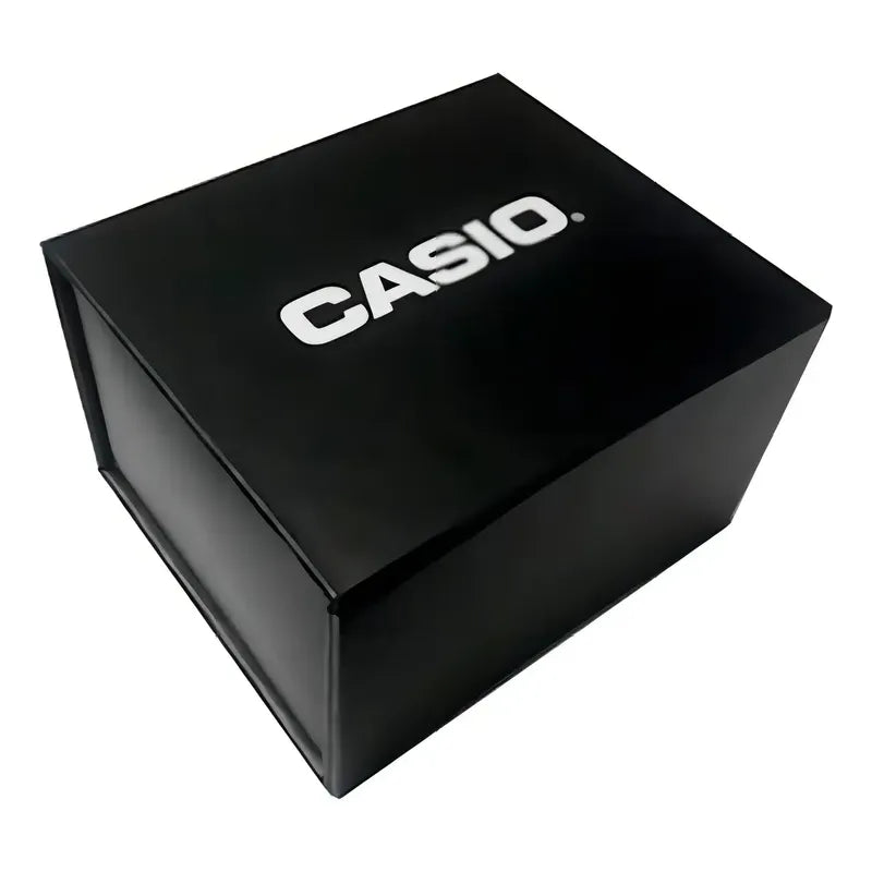 Reloj Retro Casio A158wa-1 Relojesymas Correa Plateado Bisel Plateado Fondo Gris