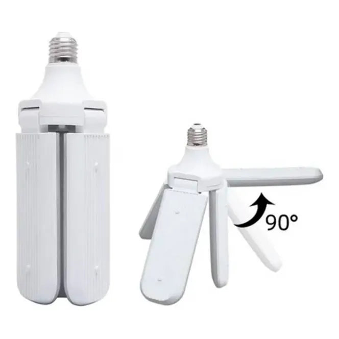 Ampolleta Grande Led 60 W, 4 Aspas E27 Blanco Frío