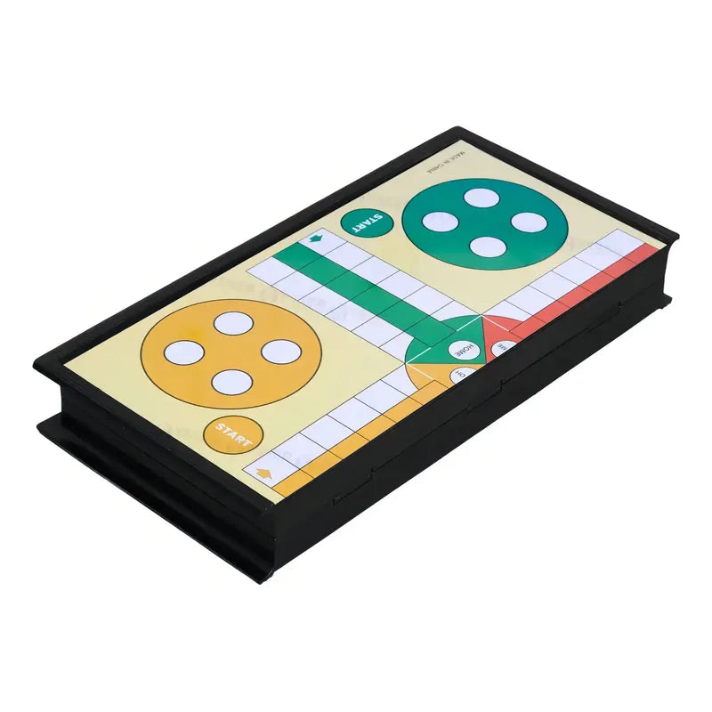 Juego De Mesa Parchis Ludo Magnético Plegable De 18 Cm Para 2 A 4 Jugadores