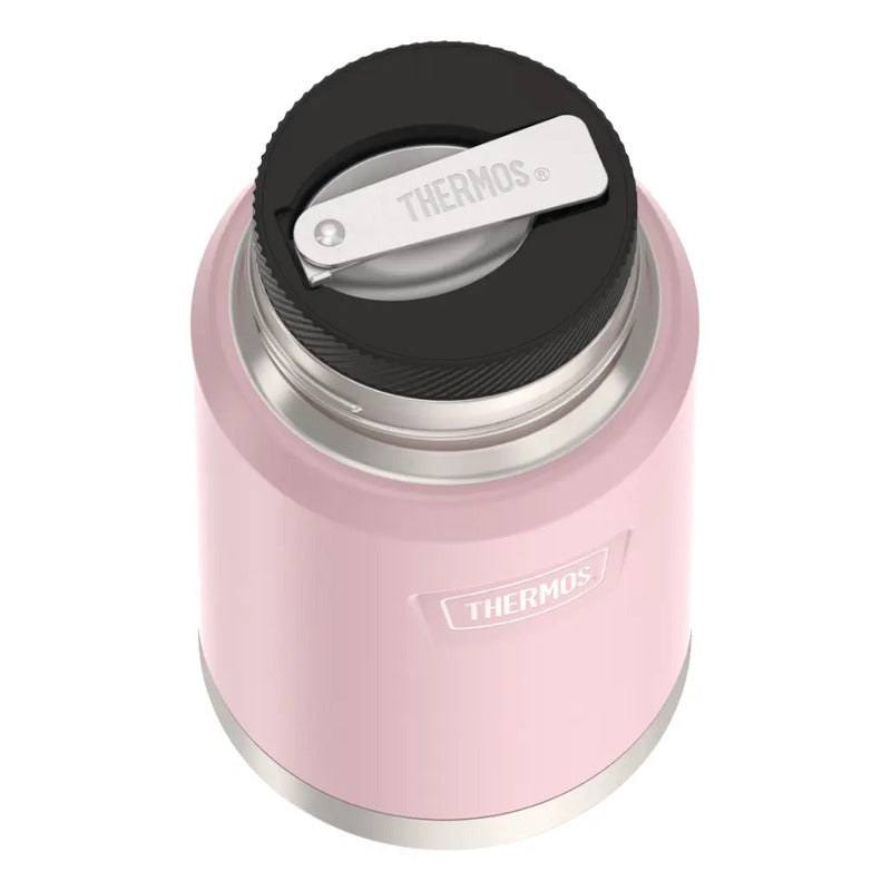 Termo Comida 710ml Icon Acero Inoxidable Pink-thermos Color Rosa Claro