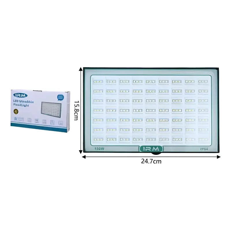 Reflector Proyector Luz Led 150w Ip66 Negro Blanco Frío