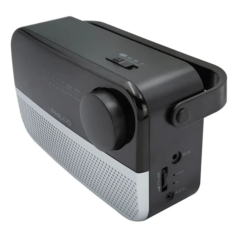 Radio Portátil Philco Pjr2200bt-sl Bluetooth Am/fm, Color Ne Negro