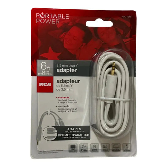 Cable Adaptador De Enchufe En Y  3.5mm