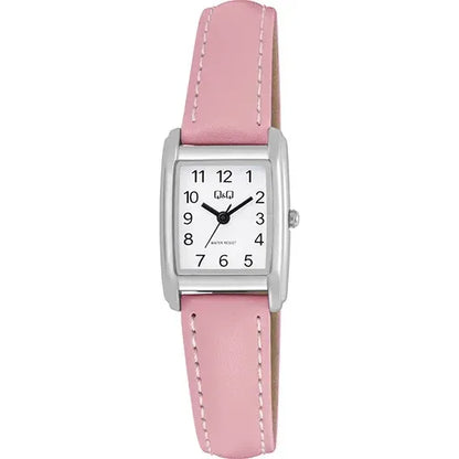 Reloj Q&q Moda Modelo: Q44c-007py Gris Oscuro Plateado Blanco
