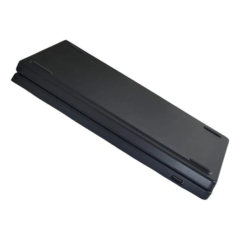 Teclado Plegable Bluetooth Tecmaster Negro Tipo-c Compatible Windows Ios Android Inglés Internacional