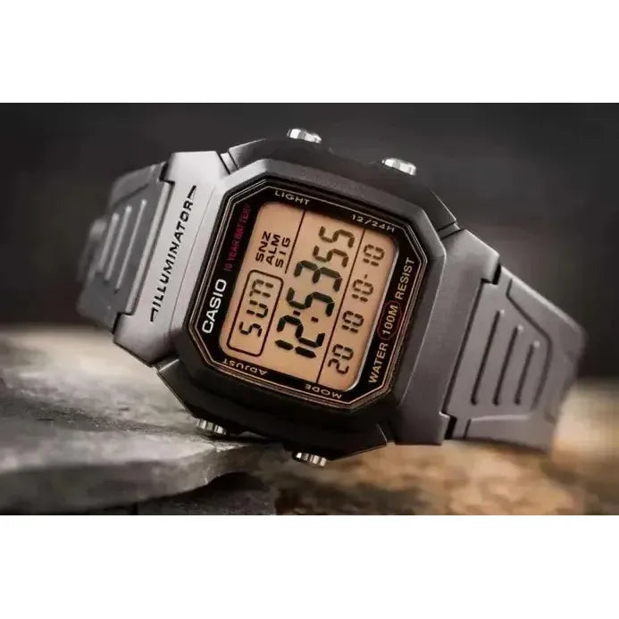 Reloj Pulsera Digital Casio Collection W-800hg-9av Negro Amarillo