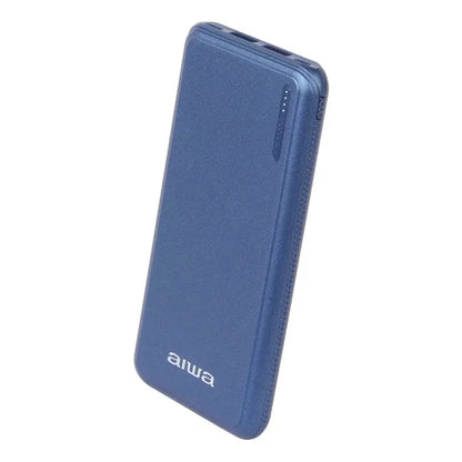 Cargador Portátil Aiwa Carga Rápida 10.000 Paw200 Vc Color Azul