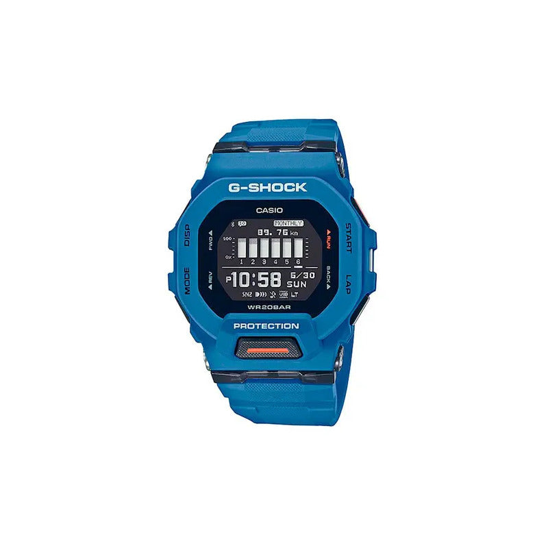 Reloj Casio G-shock G-squad Gbd-200-2dr + Azul Negro