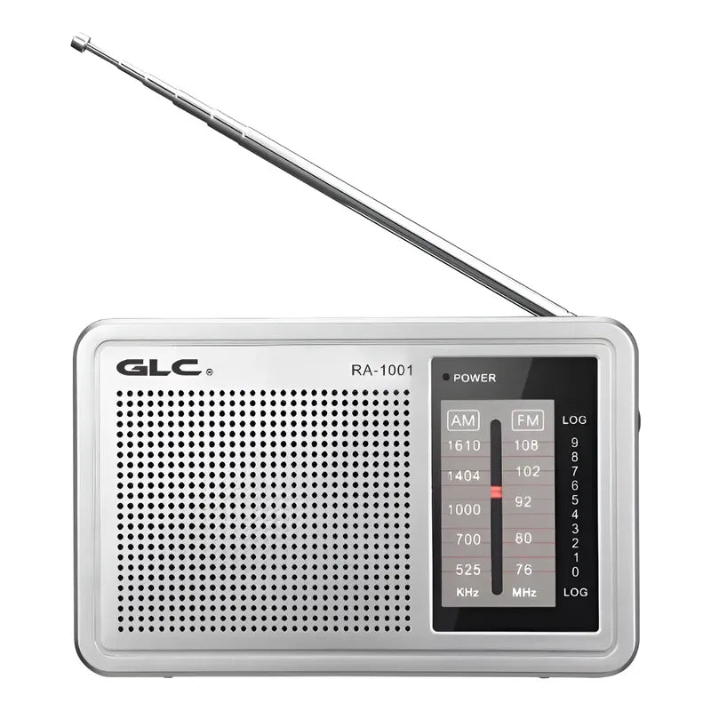 Radio Glc Ra-1001 Portátil Am/fm Gris
