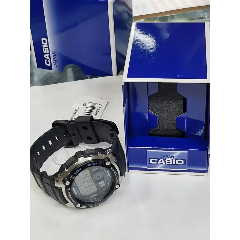 Reloj Casio Digital Varón / Ae-2000w-1av Negro Negro/azul