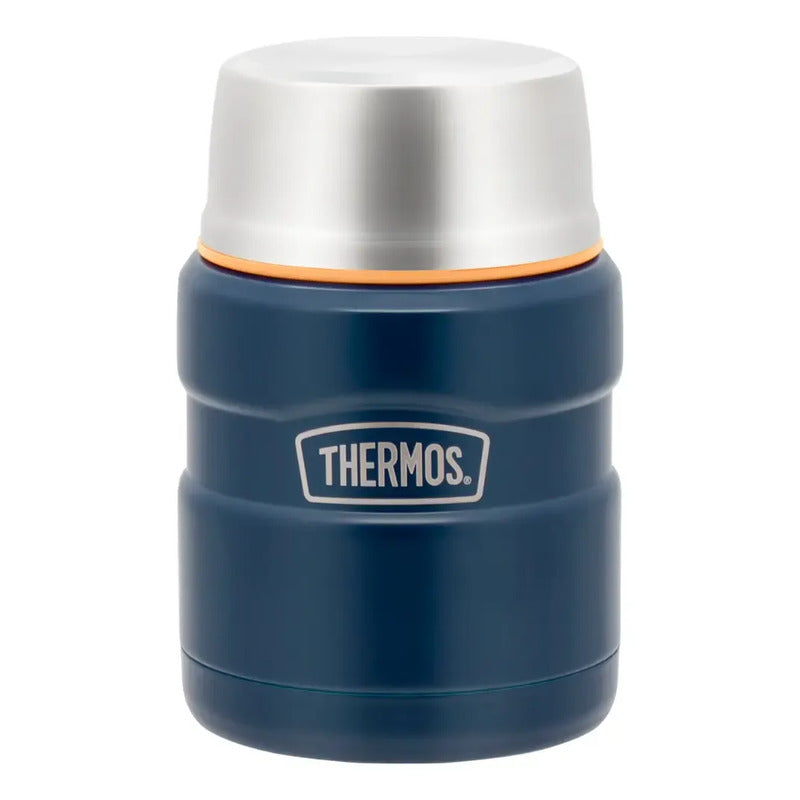 Termo Comida Acero Inox King 470ml Matt Navy Azul Marino