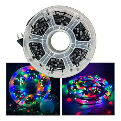 Rollo De Luces Navidad Guirnalda Led Multicolor 50 Metros