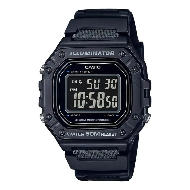 Reloj Estándar Casio W-218h-1bv Negro