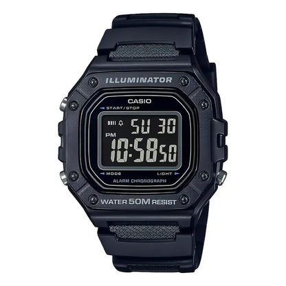 Reloj Estándar Casio W-218h-1bv Negro