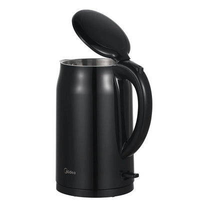 Hervidor Plástico Midea Doble Pared Negro 1,7lt Mk-17pbk
