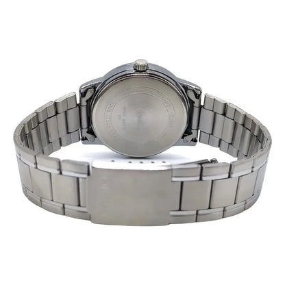 Reloj Pulsera Casio Mtp-v002d-7b Con Correa De Acero Inoxidable Color Plateado Para Hombre
