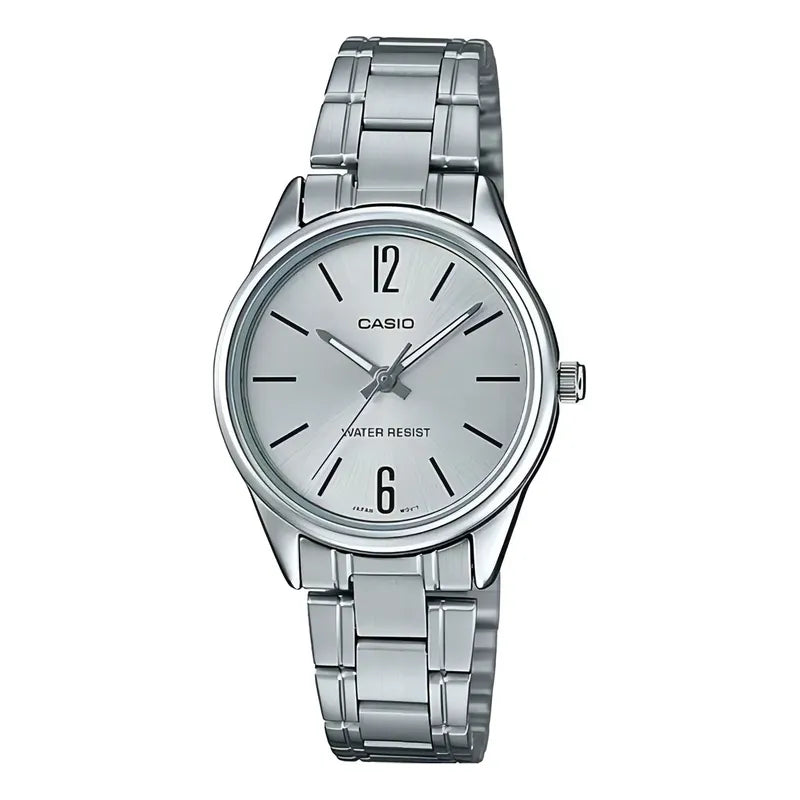 Reloj Mujer Casio Ltp-v005d-7b Ag Of Local Barrio Belgrano Plateado