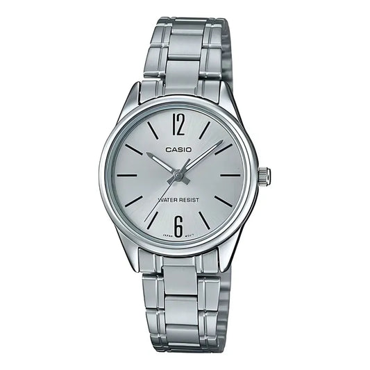 Reloj Mujer Casio Ltp-v005d-7b Ag Of Local Barrio Belgrano Plateado