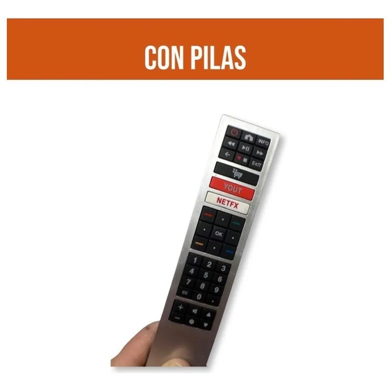 Control Genérico Compatible Aoc Smart Tv U6295 + Pilas
