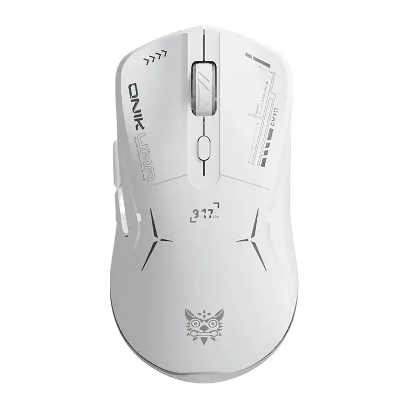 Mouse Gamer Inalámbrico Onikuma 7 Botones 4800dpi Rgb Recarg Color Blanco