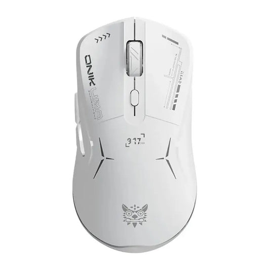 Mouse Gamer Inalámbrico Onikuma 7 Botones 4800dpi Rgb Recarg Color Blanco
