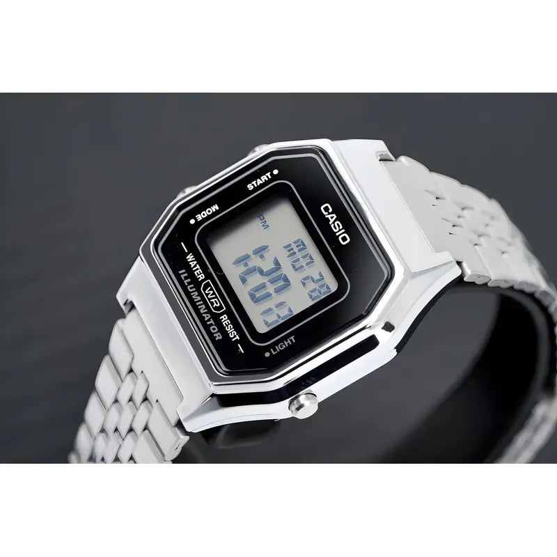 Casio La680wa La680wa-1df-sc Mujer (cód: 22707057) Plateado Negro