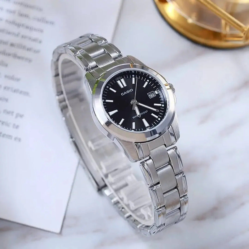 Reloj Casio Mujer Ltp-1215a-1a2df Plateado