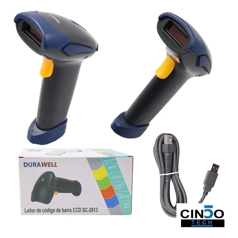 Pistola Lector Código De Barra Scanner Láser Usb Color Negro