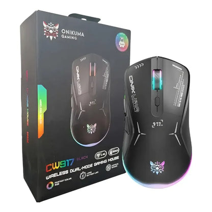 Mouse Inalámbrico Onikuma Cw917 Gamer Negro Negro