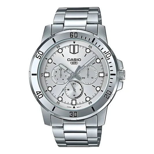 Reloj Casio Mtp-vd300d De Hombre Con Pulsera De Acero Inoxidable Plateado