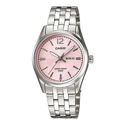 Reloj Casio Ltp-1335d-5av Cuarzo Plateado