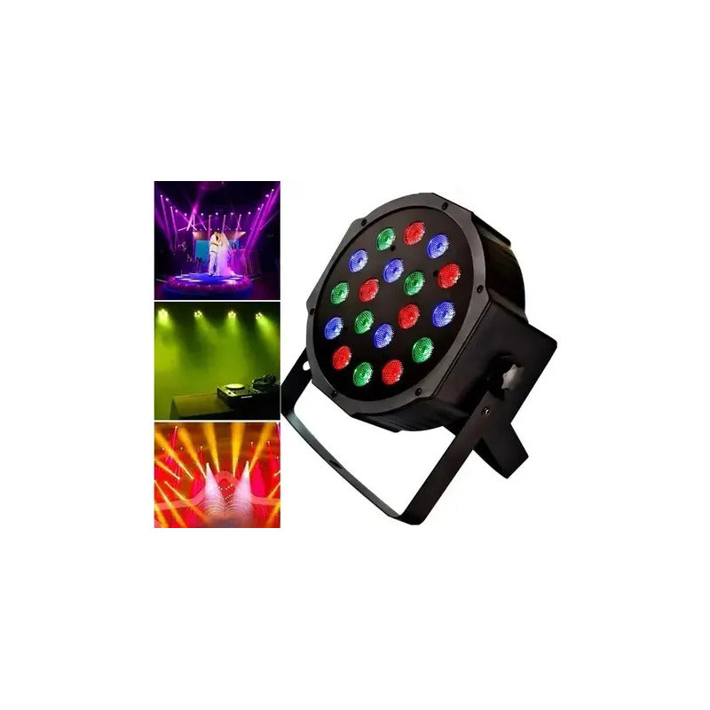 Proyector 18led Rgb Luces Disco Luz Fiesta Rgb