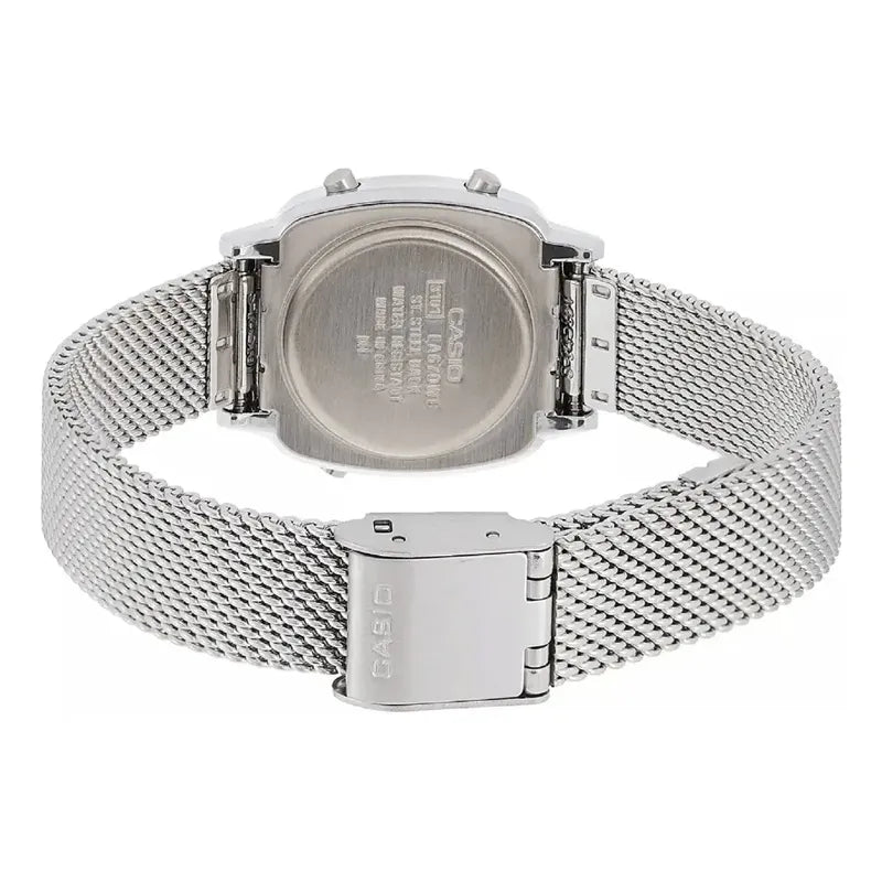 Reloj Casio Digital Dama / La-670wem-7 Plateado