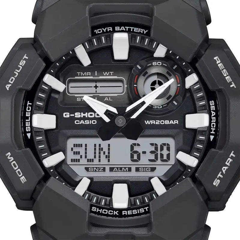 Reloj G-shock Ga-010-1a Carbono/resina Hombre Negro